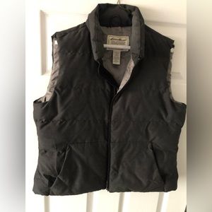 Eddie Bauer Dk Gray, Men’s Puffer Vest, Size L